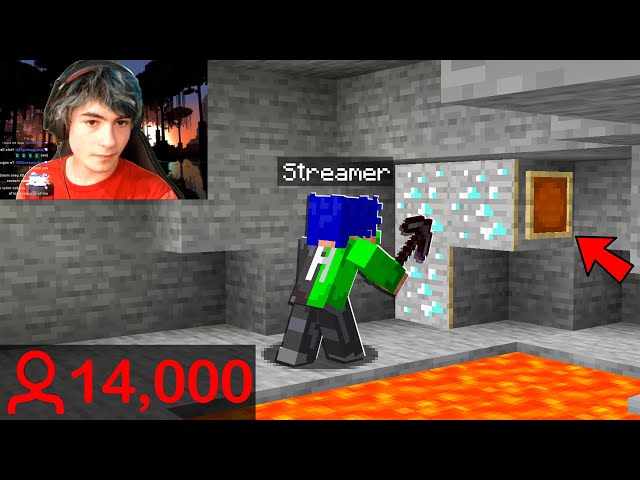 Trolleé a un Streamer que Jugaba en Mi Servidor de Minecraft