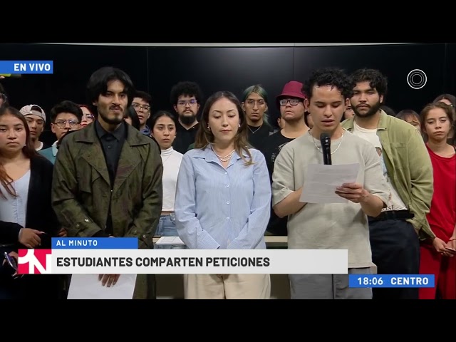 List of demands from IPN students as they occupy Canal Once facilities