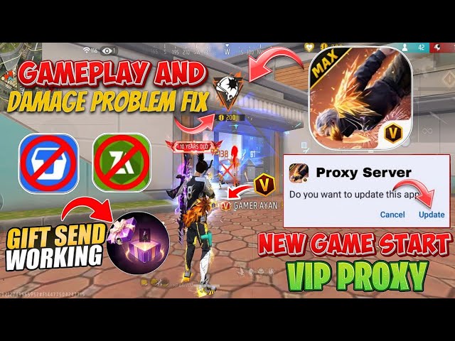 GAME START / GIFT SENDING🎁 PROXY SERVER  100% WORKING HOW TO DOWNLOAD | VIP ASTUTE BETA PROXY SERVER