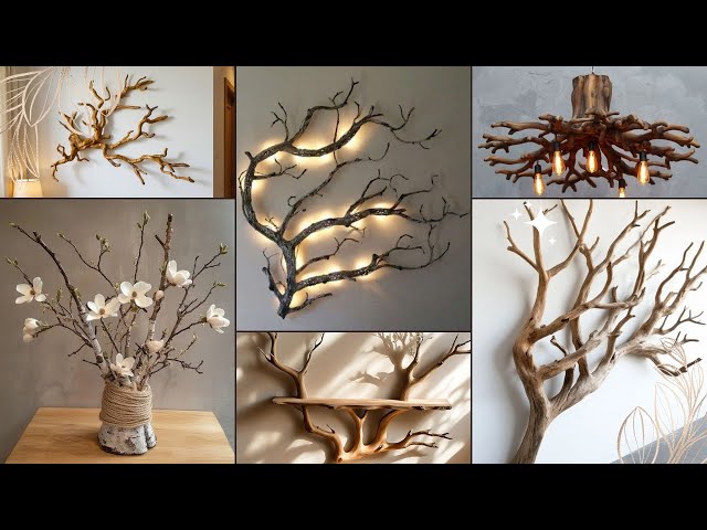 Creative Tree Branch Décor Ideas  Rustic, Modern & Eco Friendly Designs