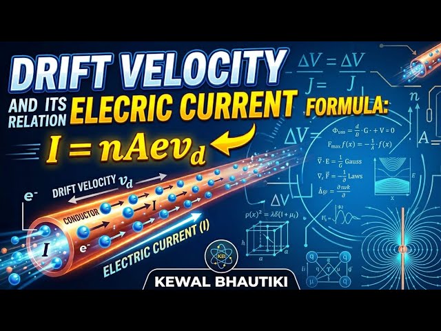Drift velocity and it's relation with electric current 