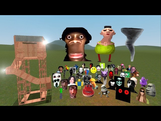 TOO MANY NEXTBOTS vs THE TOWER! | Garry's Mod