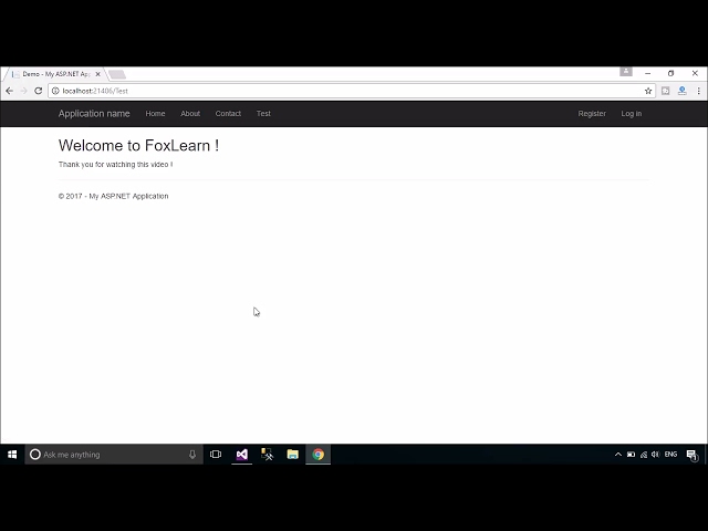 ASP.NET MVC #1 - Getting Started | FoxLearn