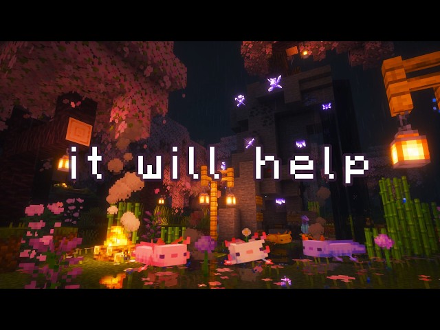 try to get some sleep tonight... (minecraft music w/ rain & fire)