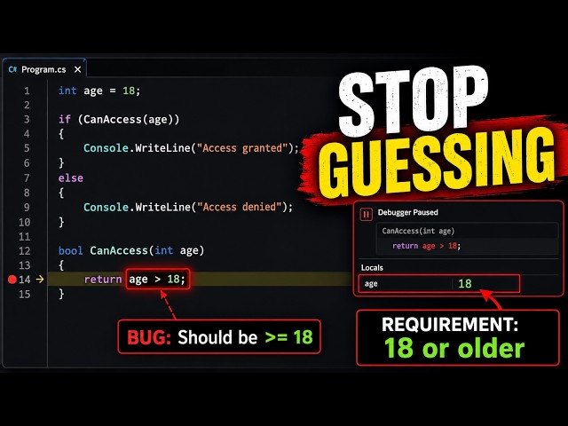 How to Debug Your Code Instead of Guessing