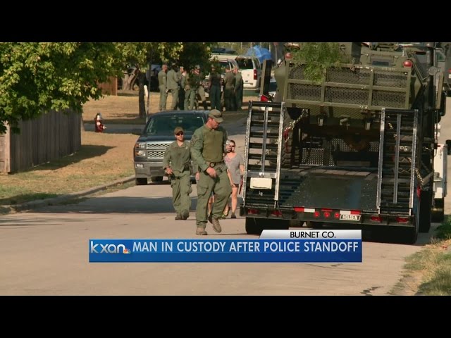 Burnet PD respond to barricade situation