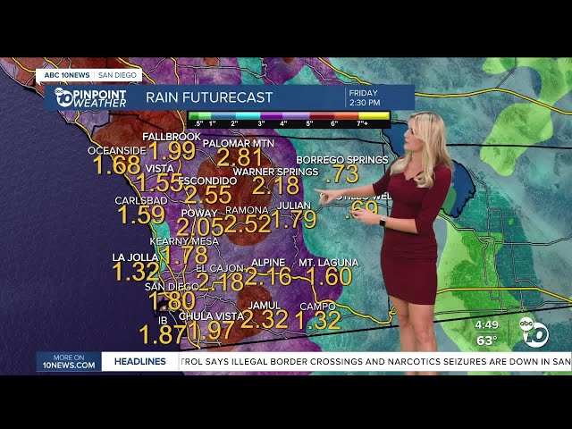 ABC 10News Pinpoint Weather with Ava Kershner: The calm before the Christmas storm!