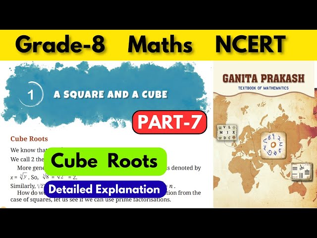 Grade 8 Maths Ganita Prakash Chapter 1 A Square and A Cube | Part 7 #grade8math