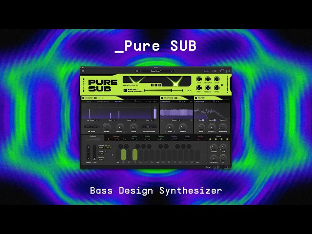Pure SUB | Bass Design Synthesizer | ARTURIA