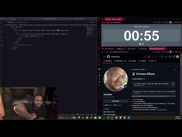 Coding Everyday until I become a Web Dev | Day 79   - Coding + Study + Chill  JavaScript - Tailwind