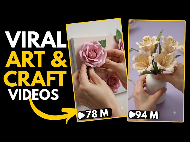 How to Create Viral Art & Craft Videos (100% Free AI Tools)