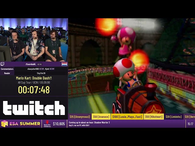 Mario Kart: Double Dash!! [All Cup Tour] by GoombaNL - #ESASummer22