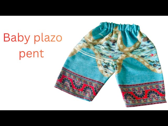 Baby plazo  pant cutting and stitching / easy, pant cutting, and stitching