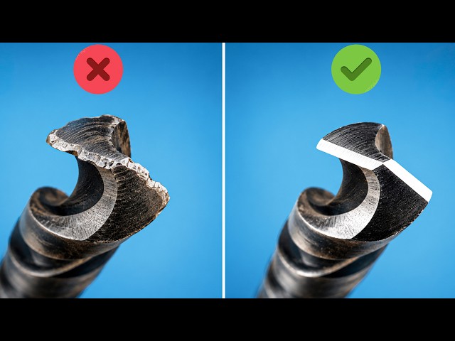 The Best Way to Sharpen a Drill Bit Properly! The Secret Of A 60-Year-Old Worker!