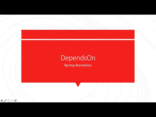 Spring DependsOn Annotation Theory