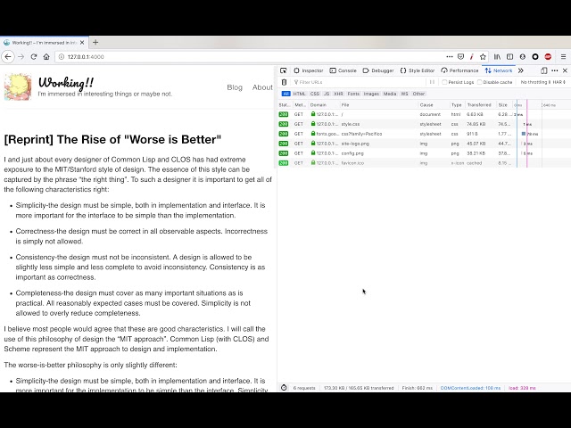 Firefox: flash of unstyled content (FOUC)
