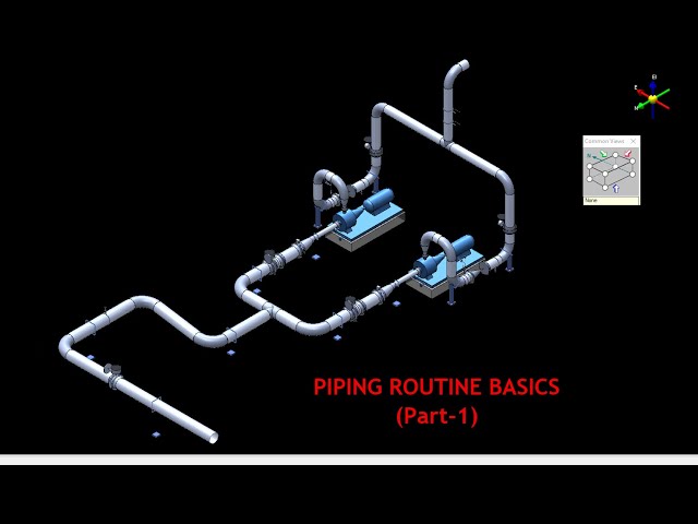 SP3D TUTORIAL VIDEO | Basic Pipe routine in SP3D