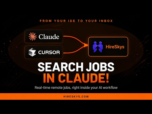 Search Remote Jobs Directly in Claude & ChatGPT! | HireSkys MCP Setup Guide 🚀