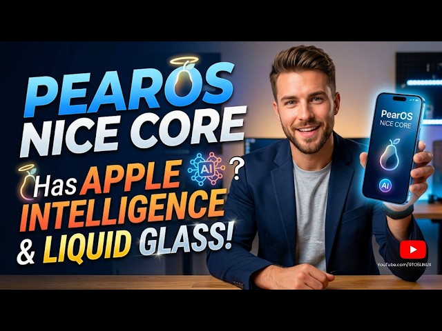 This Linux Distro Has Apple Intelligence & Liquid Glass!