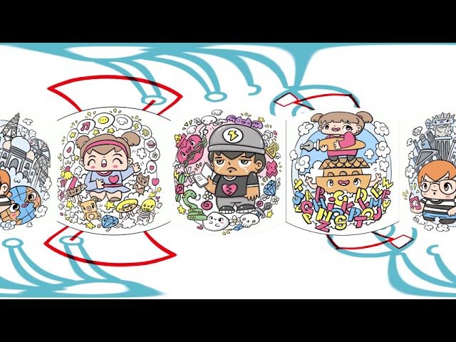 360º DoodleArt - How To Draw Kawaii - Kawaii Doodles by Garbi KW