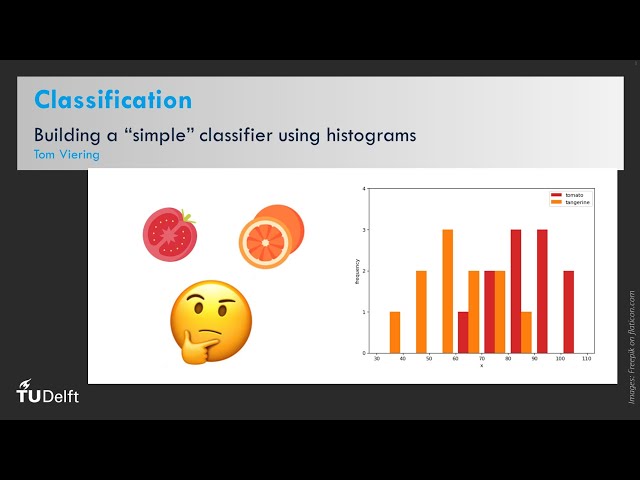 Building a “simple” classifier using histograms