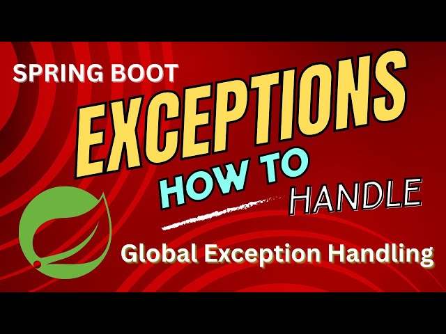 Best way to handle exception in Spring boot | Global Exception handling using @Controller Advice