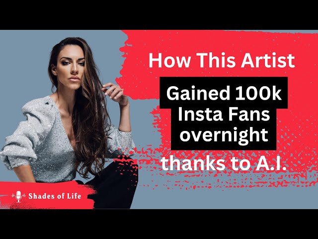 How This Creator Gained 100k New Followers Overnight with AI | Tanja Schalling, Vallemarieart