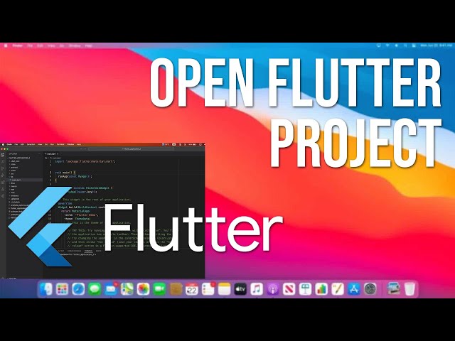 How to open a Flutter project in Visual Studio Code