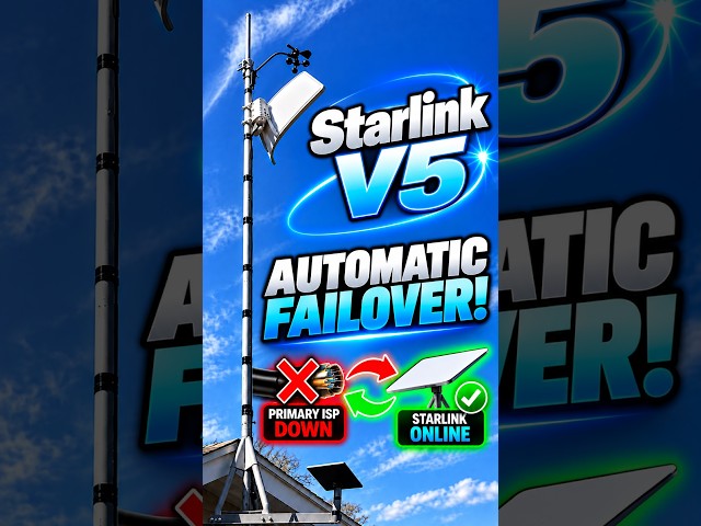 Starlink V5 + Ubiquiti UCG Fiber = Automatic Failover! #starlink #ubiquitinetworks #hamradio