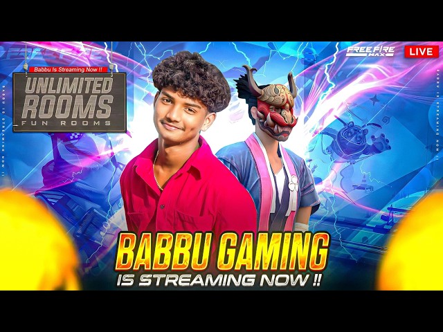 Saturday with FreeFire 😍 Babbu Gaming streaming now - Telugu Gaming Live #babbugaming