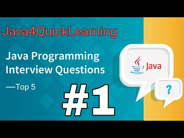 Java Programming Interview Questions #java #interview #freshers #questions #java4quicklearning