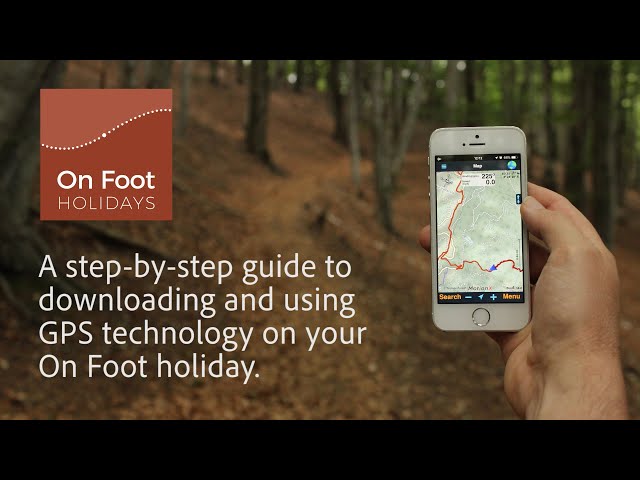 On Foot Holidays - how to use AlpineQuest GPS