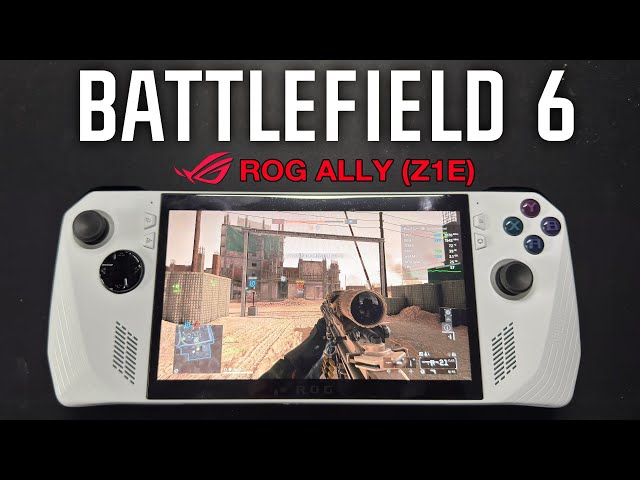 Battlefield 6 on the ROG Ally is pretty impressive.