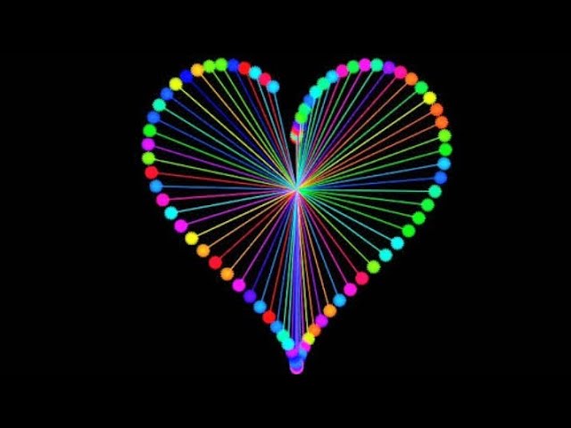 Create Amazing Heart Animation Using HTML CSS & JavaScript ❤️ | Mathematical Heart Pattern