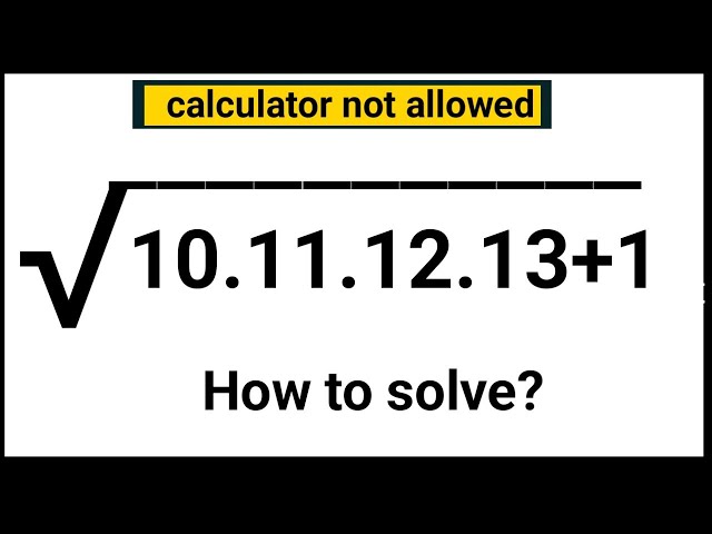 Square Root Simplification Maths Problem | Algebra Problem | How to Solve? 