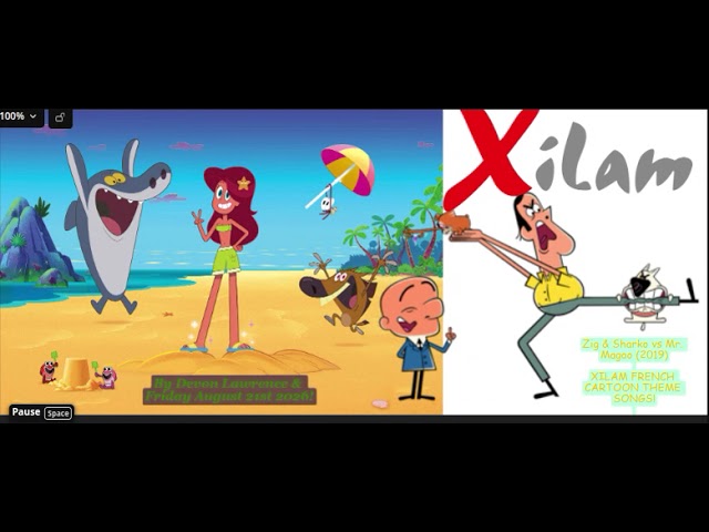 Zig & Sharko vs Mr. Magoo (2019) Cartoon Theme Songs & Xilam Animation French Production!