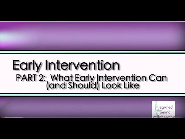 Early Intervention: A Routines-based Approach - Part 2: What Intervention Can-and Should-Look Like