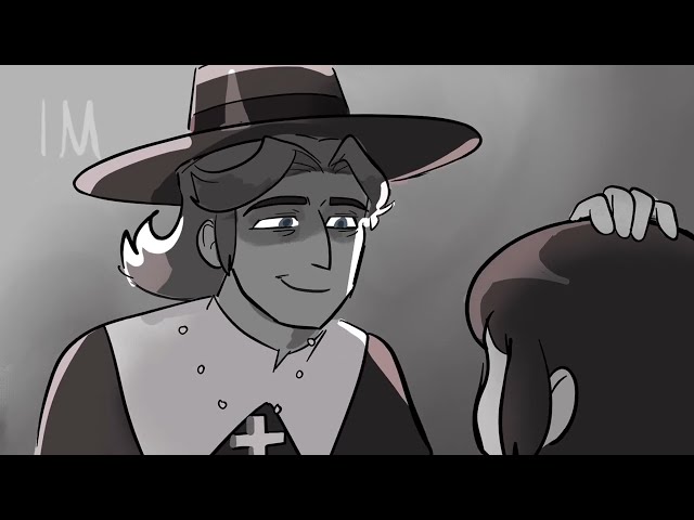 Piano man (haunted hotel priest and abaddon/jacob) ANIMATION MEME👀👀🖤🤍