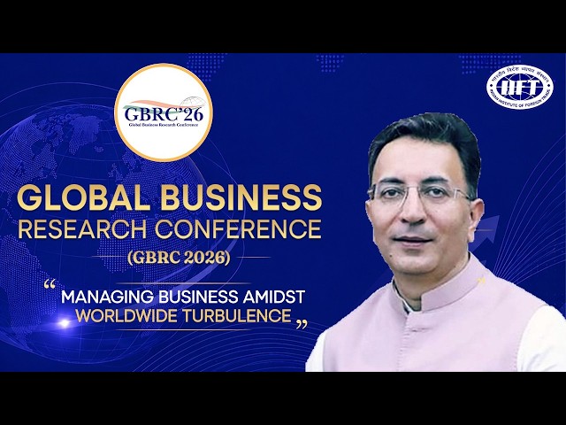 LIVE | Global Business Research Conference 2026 | Chief Guest Shri Jitin Prasada