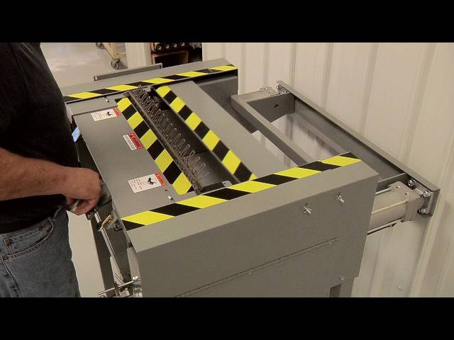 24" Air Racking Machine with wire racks