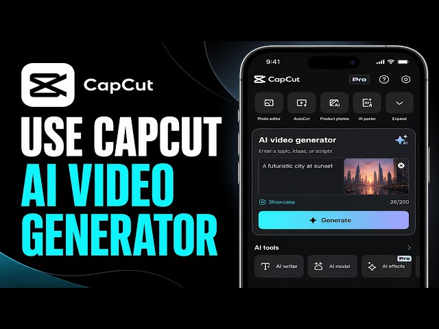 How to Use CapCut AI Video Generator on Mobile (Step-by-Step Guide)