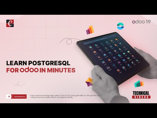 Learn PostgreSQL for Odoo in Minutes | EP - 3 | SELECT, INSERT, UPDATE & DELETE  | Odoo Queries