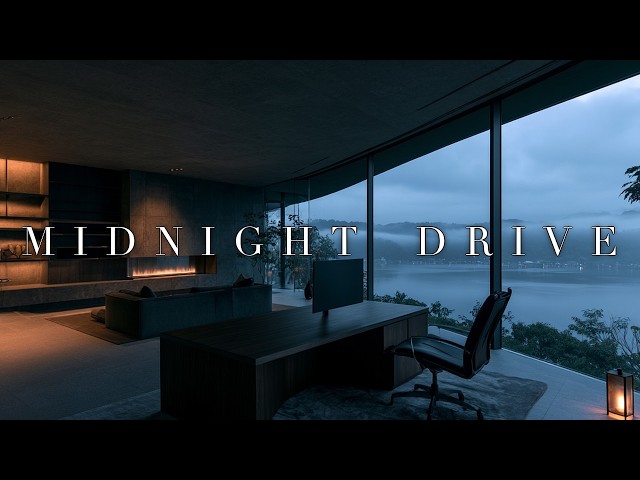 Deep Work Music | Midnight Fog Lake Office — 2 Hour Coding Session