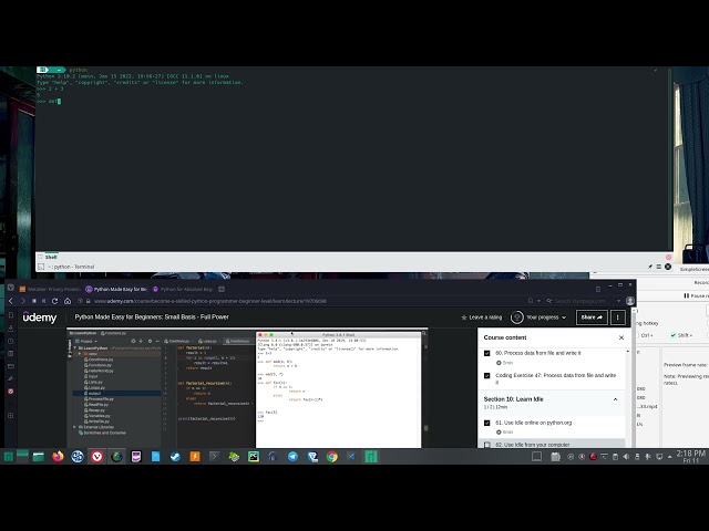 Python Idle Manjaro Linux In Under 3 Minutes