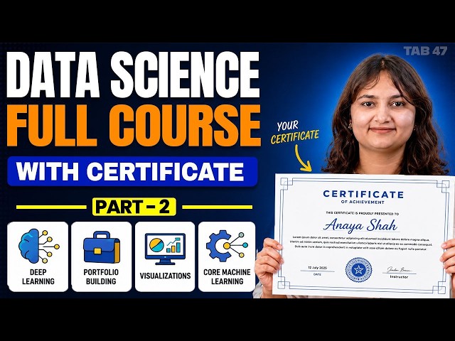 Data Science Course 2026 FREE (With Certificate) | Learn Data Science Part 2 | upGrad