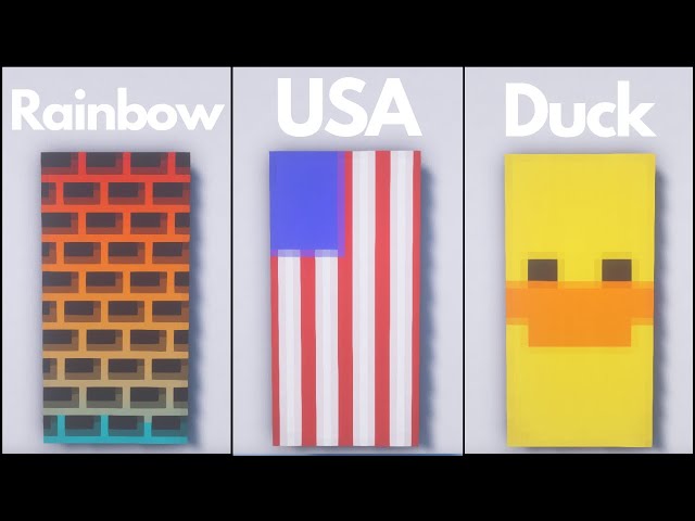 Minecraft: 7 Cool Banner Designs #6 (Tutorial)