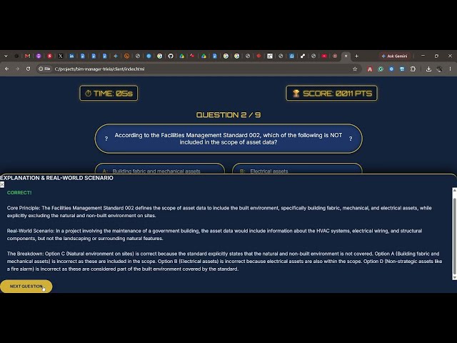 Gamified BIM Manager Simulator
