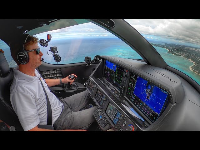 MY FIRST TIME FLYING THE VISION JET to the BAHAMAS! + HYBRID SUPERYACHT TOUR!