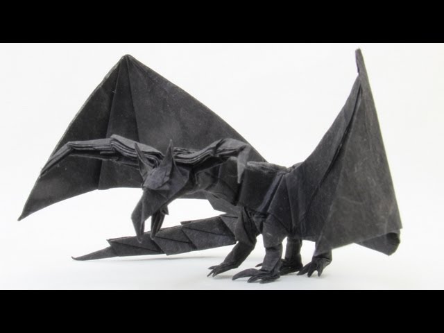 How to make an Origami Darkness Dragon 2.0 (Tadashi Mori)