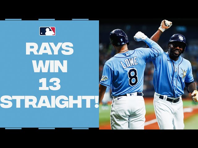 Rays start 2023 with IMPRESSIVE 13-GAME WINNING STREAK!